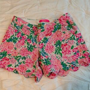 Lilly Pulitzer Vibrant Floral High Waist Shorts